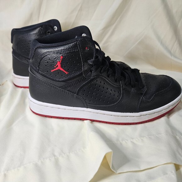 Nike Air Jordan Access Black with Red Accent Men's Size 8.5 - Picture 2 of 7